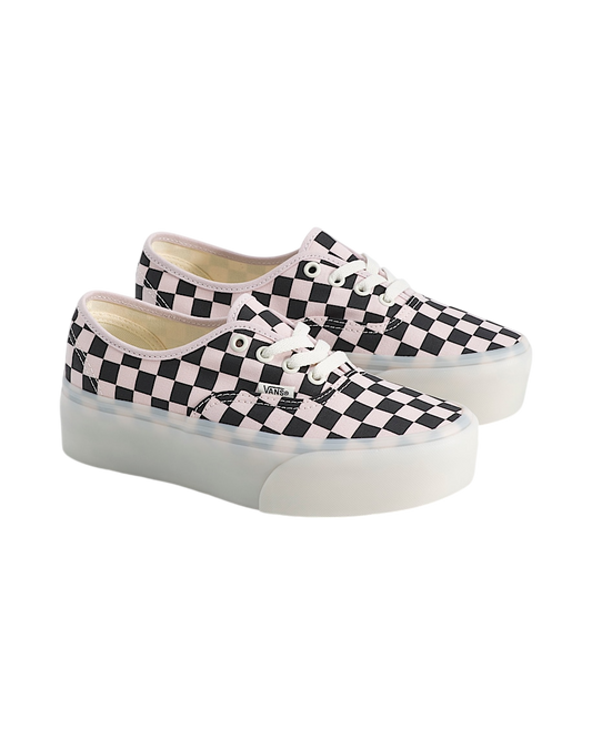 VANS - Authentic Stackform Checkerboard Pale Petal Pink