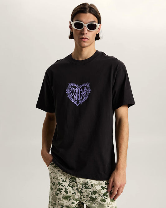 VANS - Barbed Heart Loose T-Shirt Black