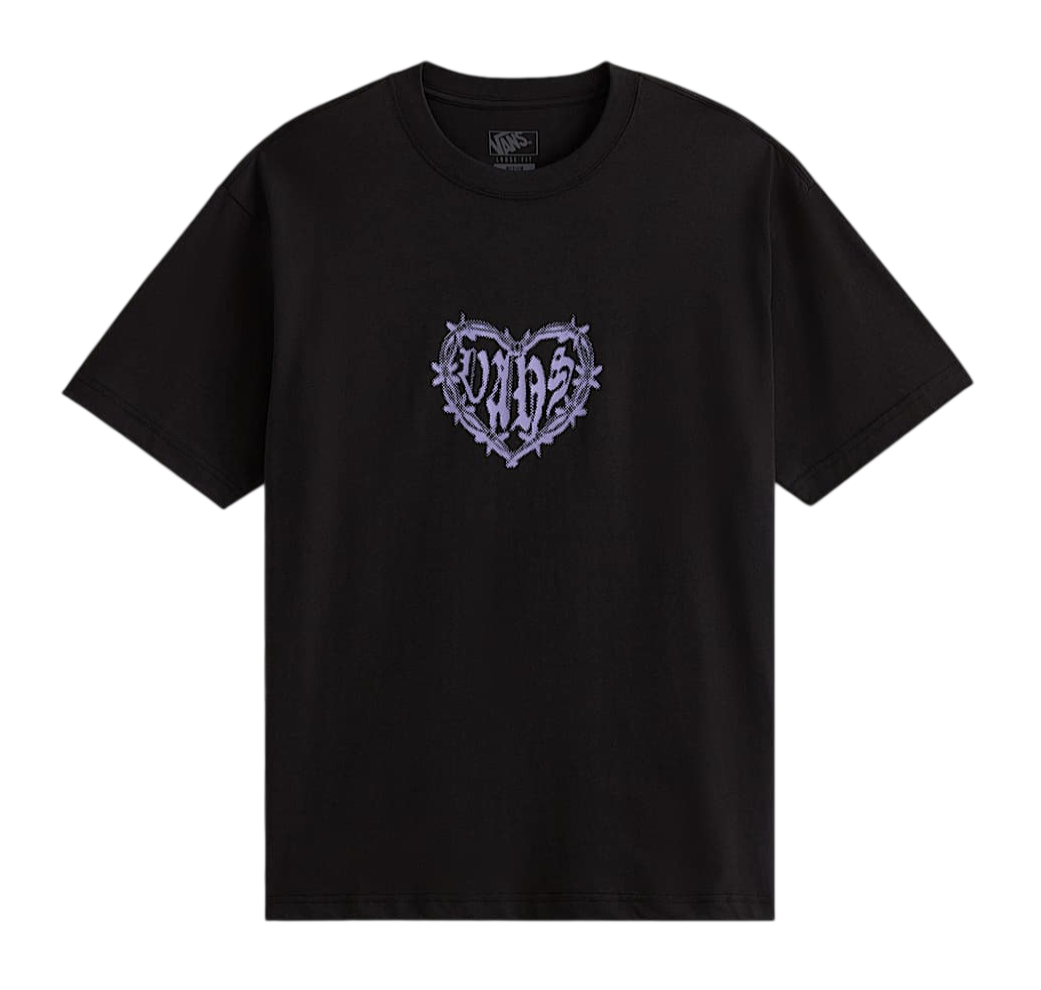 VANS - Barbed Heart Loose T-Shirt Black