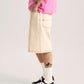VANS - Check-5 Baggy Denim Short Natural Seed