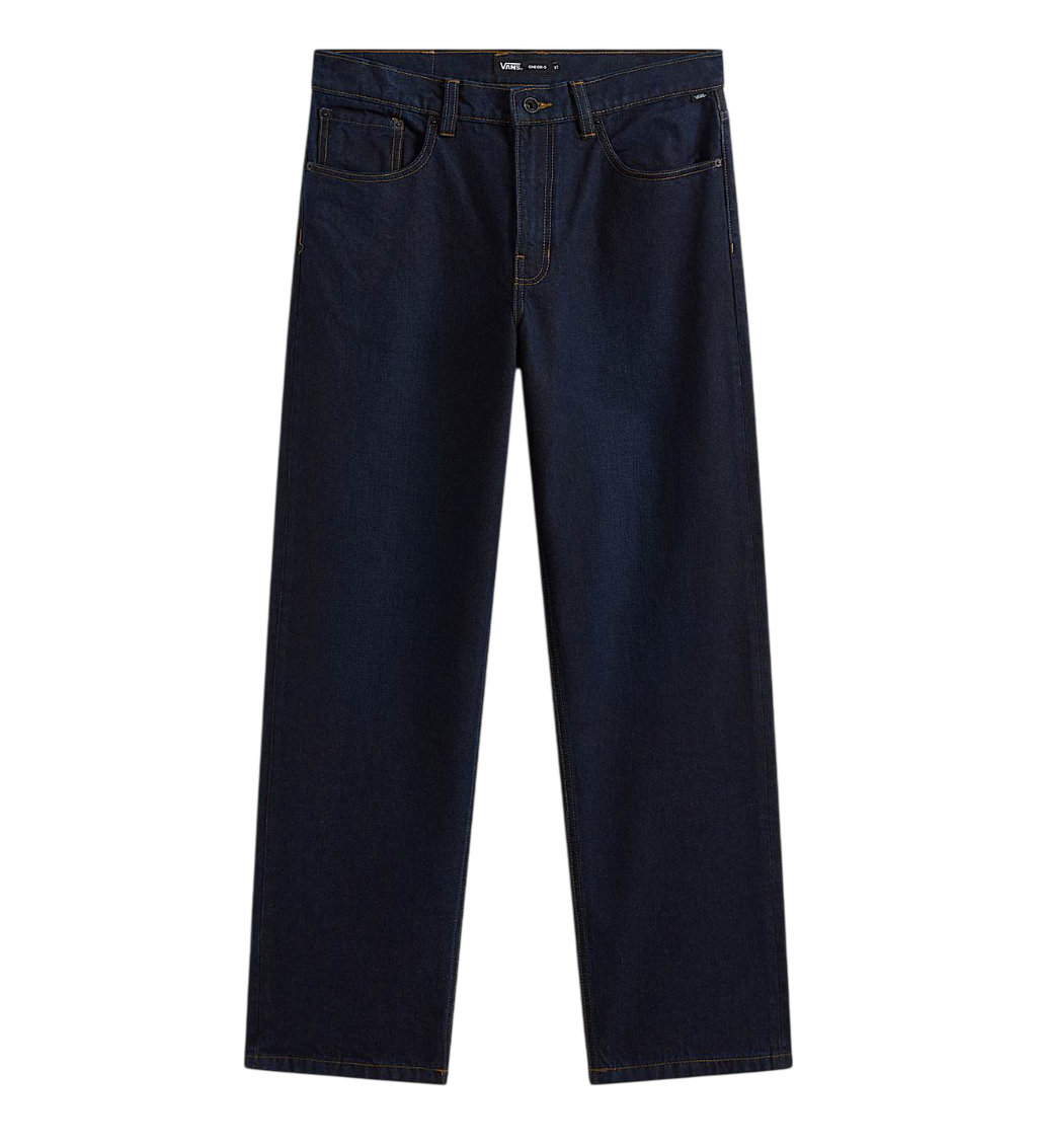 VANS - LX Check-5 Loose Denim Pants Dark Rinse