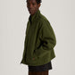 VANS - Full Zip Mock Neck Fleece Green