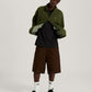VANS - Full Zip Mock Neck Fleece Green