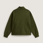 VANS - Full Zip Mock Neck Fleece Green