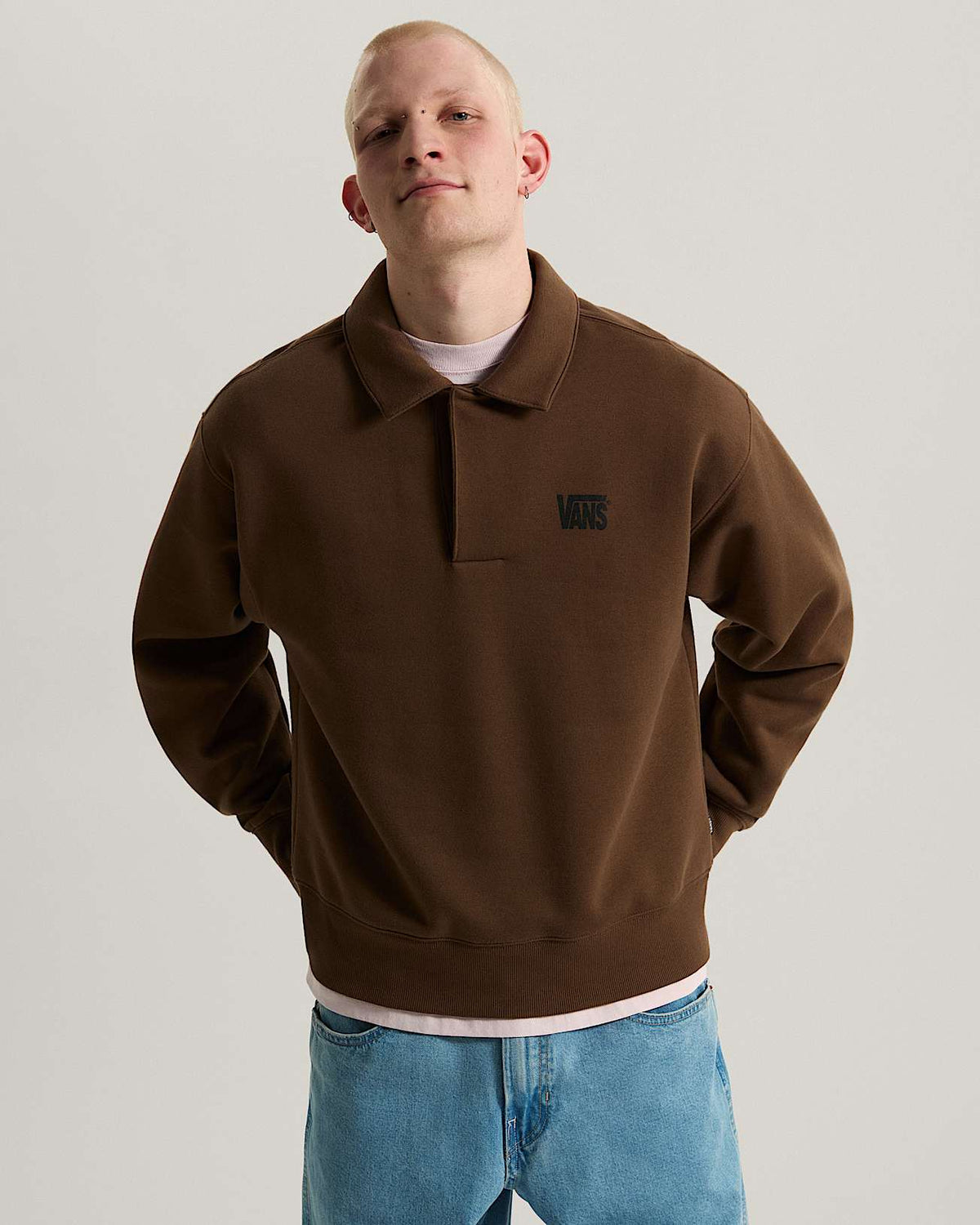 VANS - Polo Fleece Pullover Cocoa