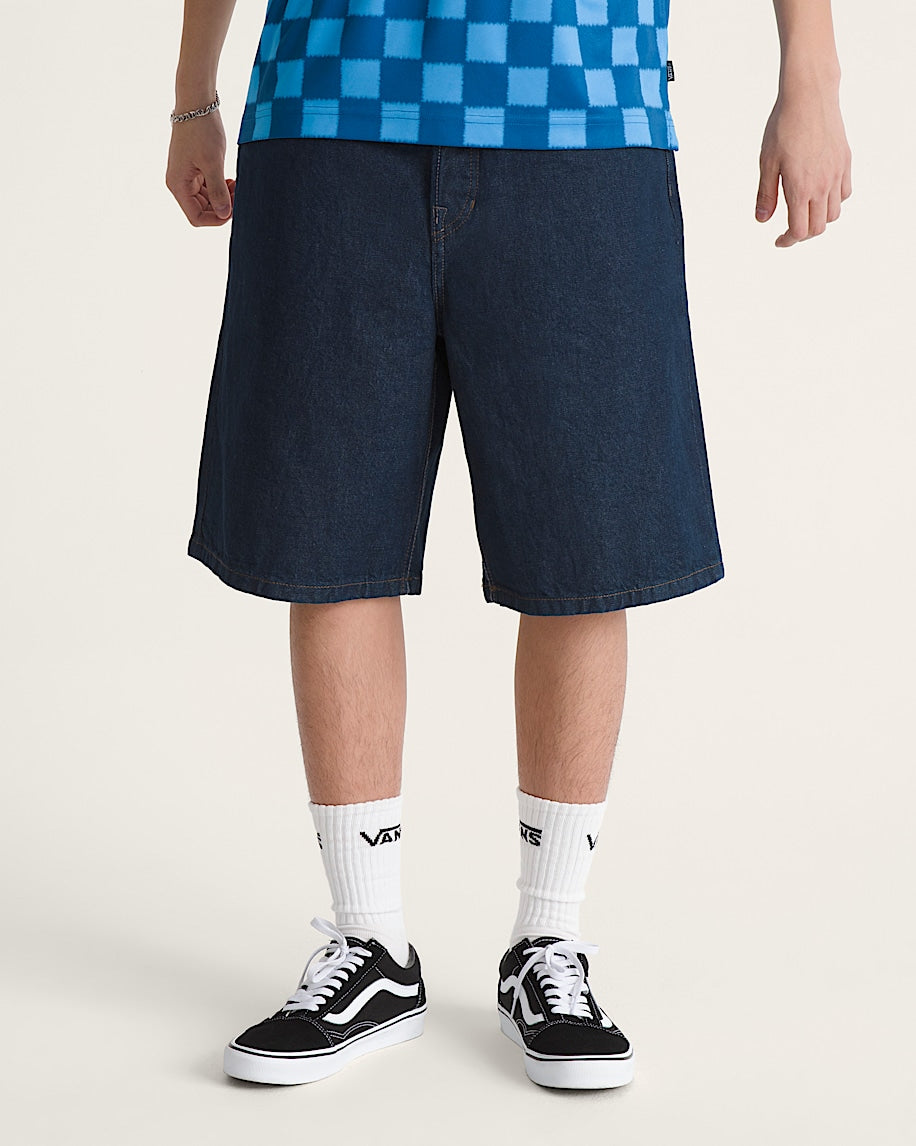 VANS - Check-5 Baggy Denim Short Dark Rinsed