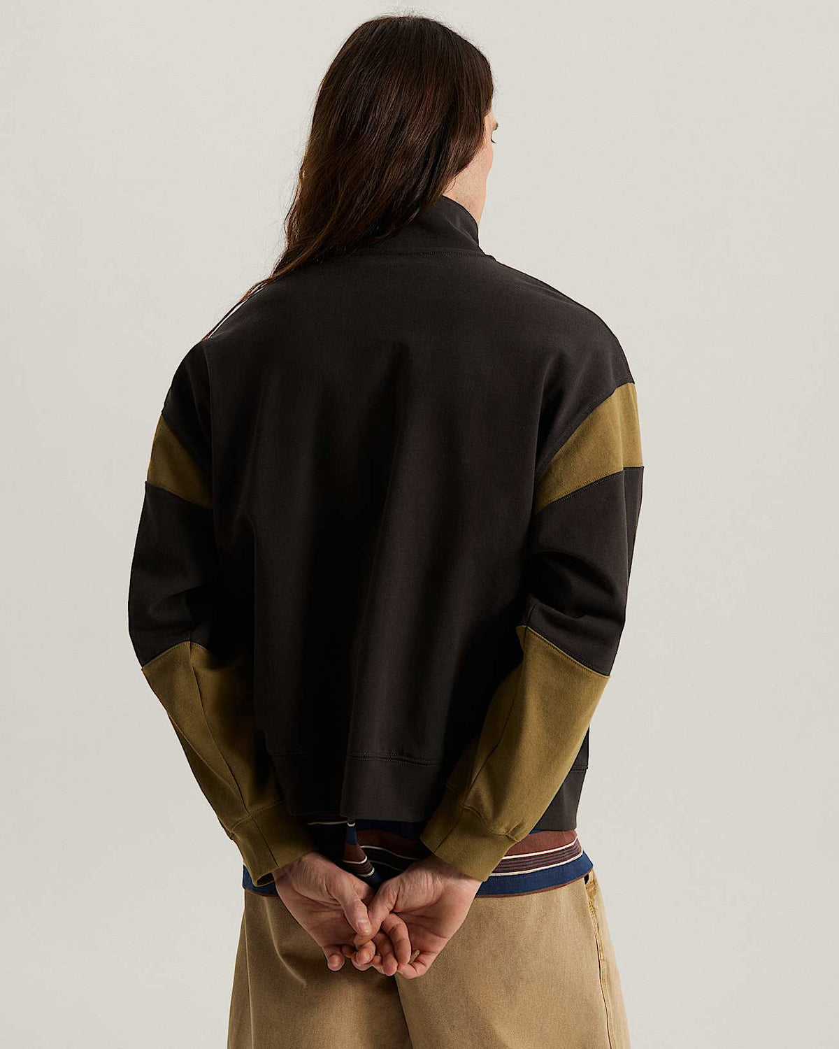 VANS - Retro Sport Mock Neck Full Zip Faded Black