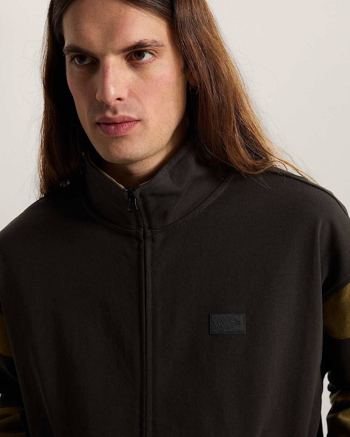 VANS - Retro Sport Mock Neck Full Zip Faded Black