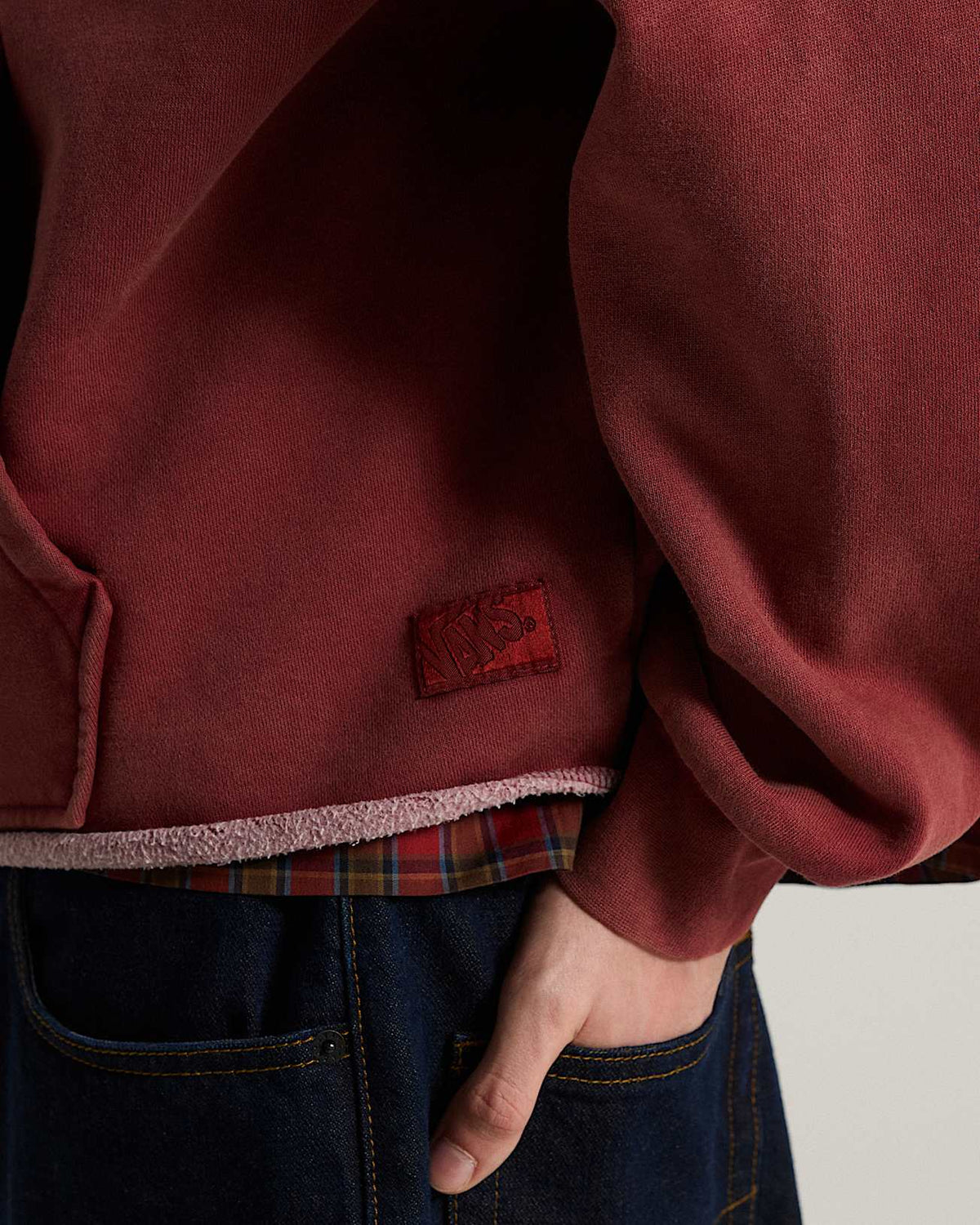 VANS - Tilt Rolled Hem Pullover Poppy Ember