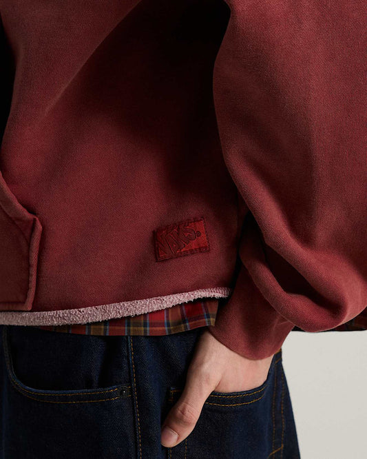 VANS - Tilt Rolled Hem Pullover Poppy Ember
