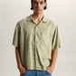 VANS - Van Doren Tencel Check Camp Shirt Soft Sage