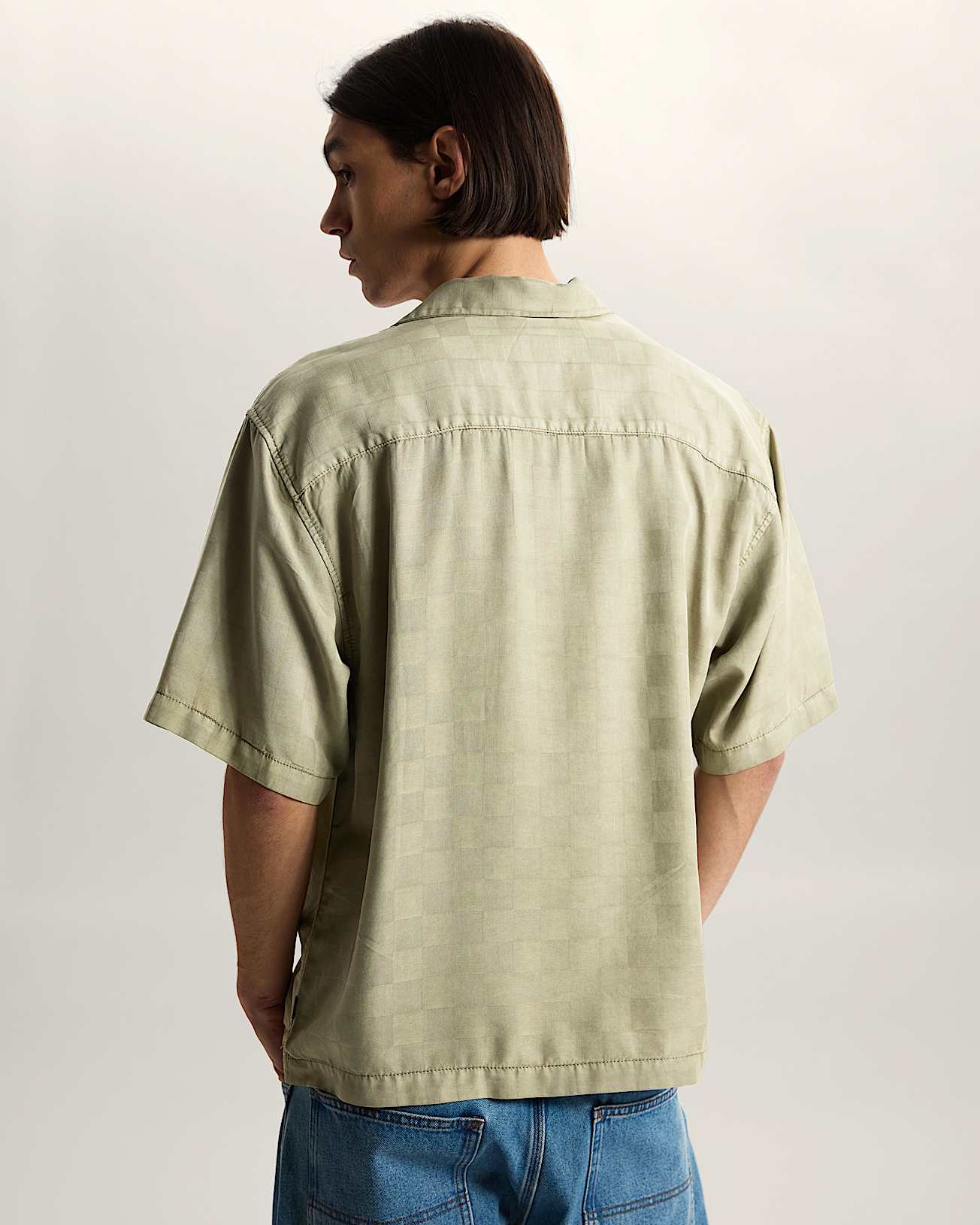 VANS - Van Doren Tencel Check Camp Shirt Soft Sage