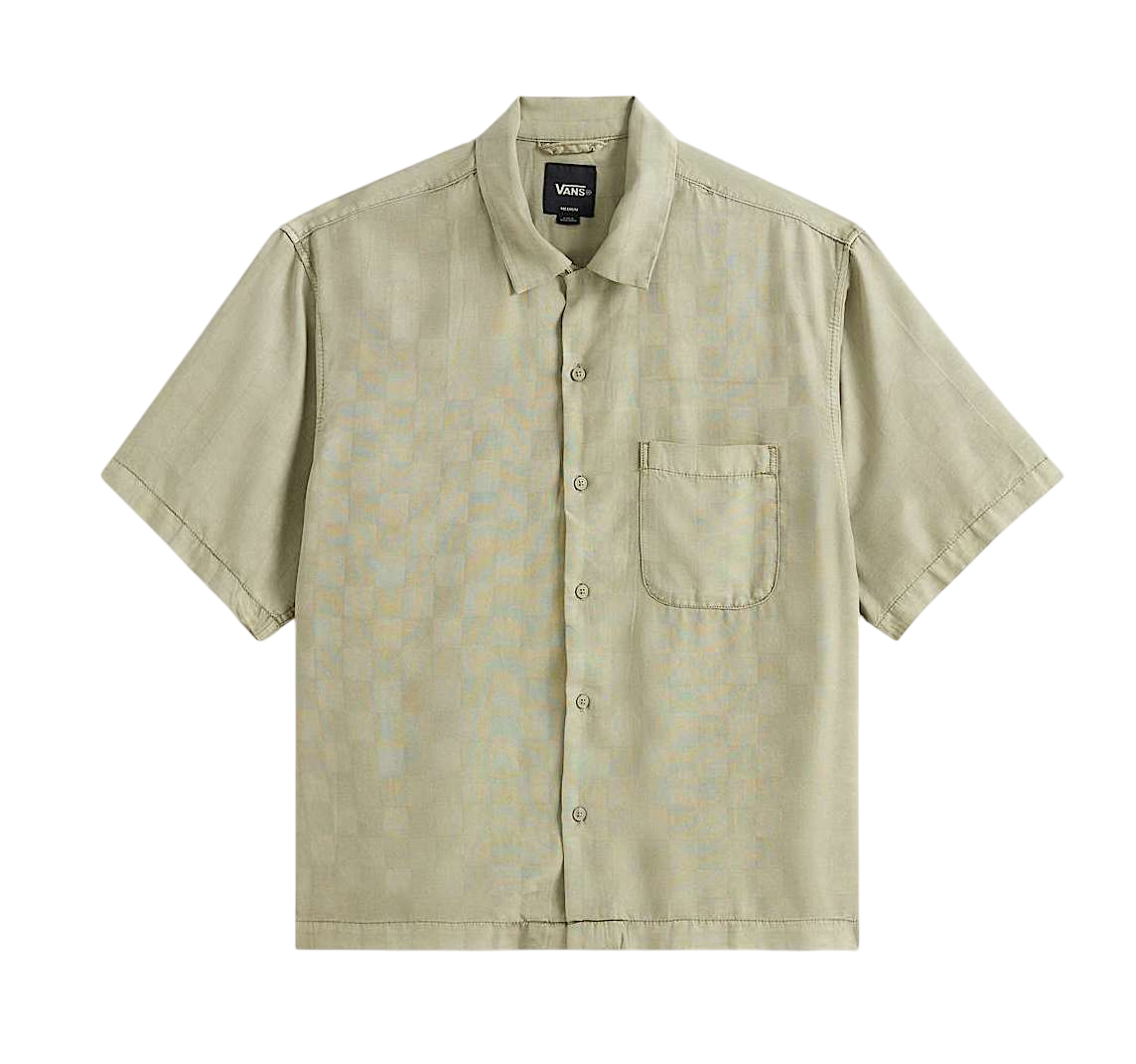 VANS - Van Doren Tencel Check Camp Shirt Soft Sage