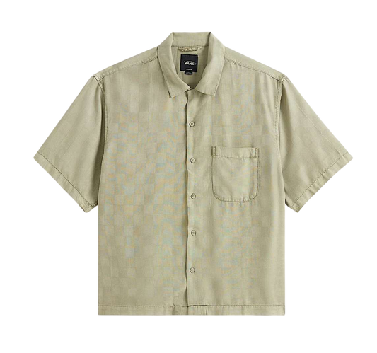 VANS - Van Doren Tencel Check Camp Shirt Soft Sage