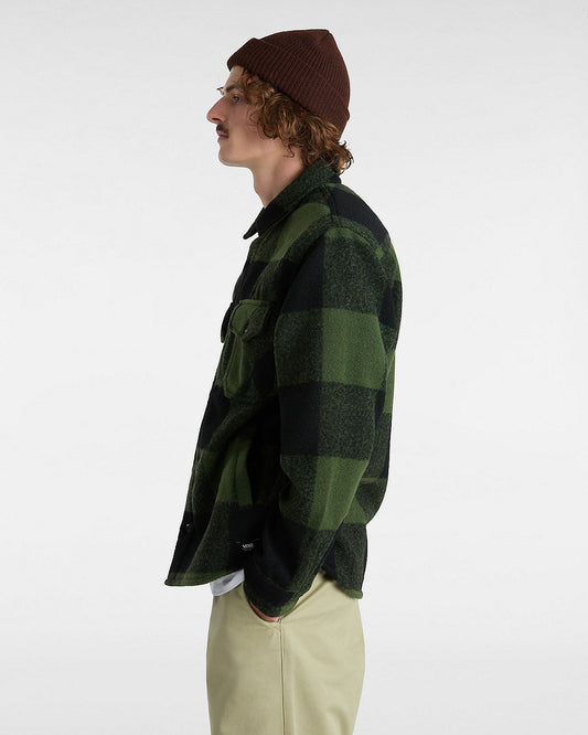 VANS - Denby Fuzz Shacket Green