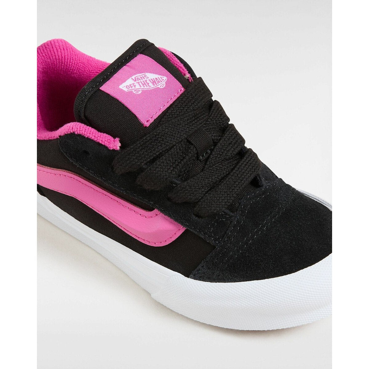 VANS - Knu Skool Elastic Lace Leopard Pop Black