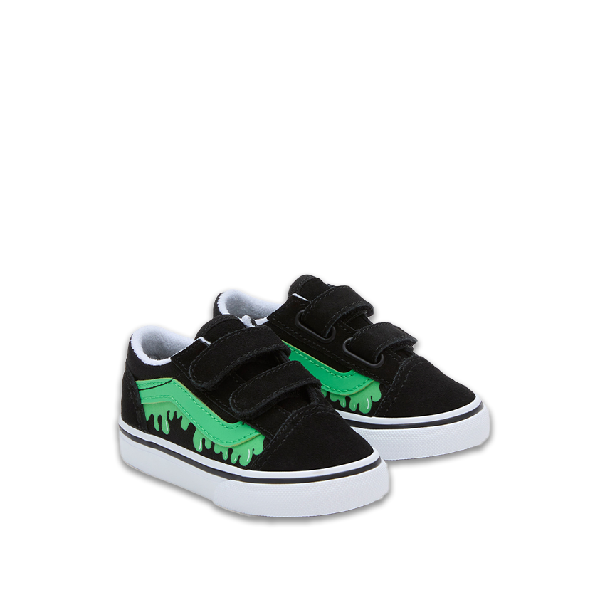 VANS - Old Skool V Glow Slime Green