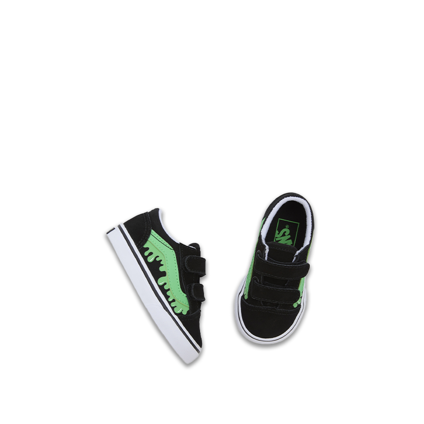 VANS - Old Skool V Glow Slime Green