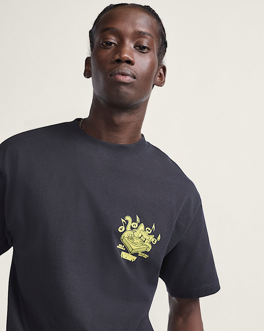 VANS - Scratched Records T-Shirt Black