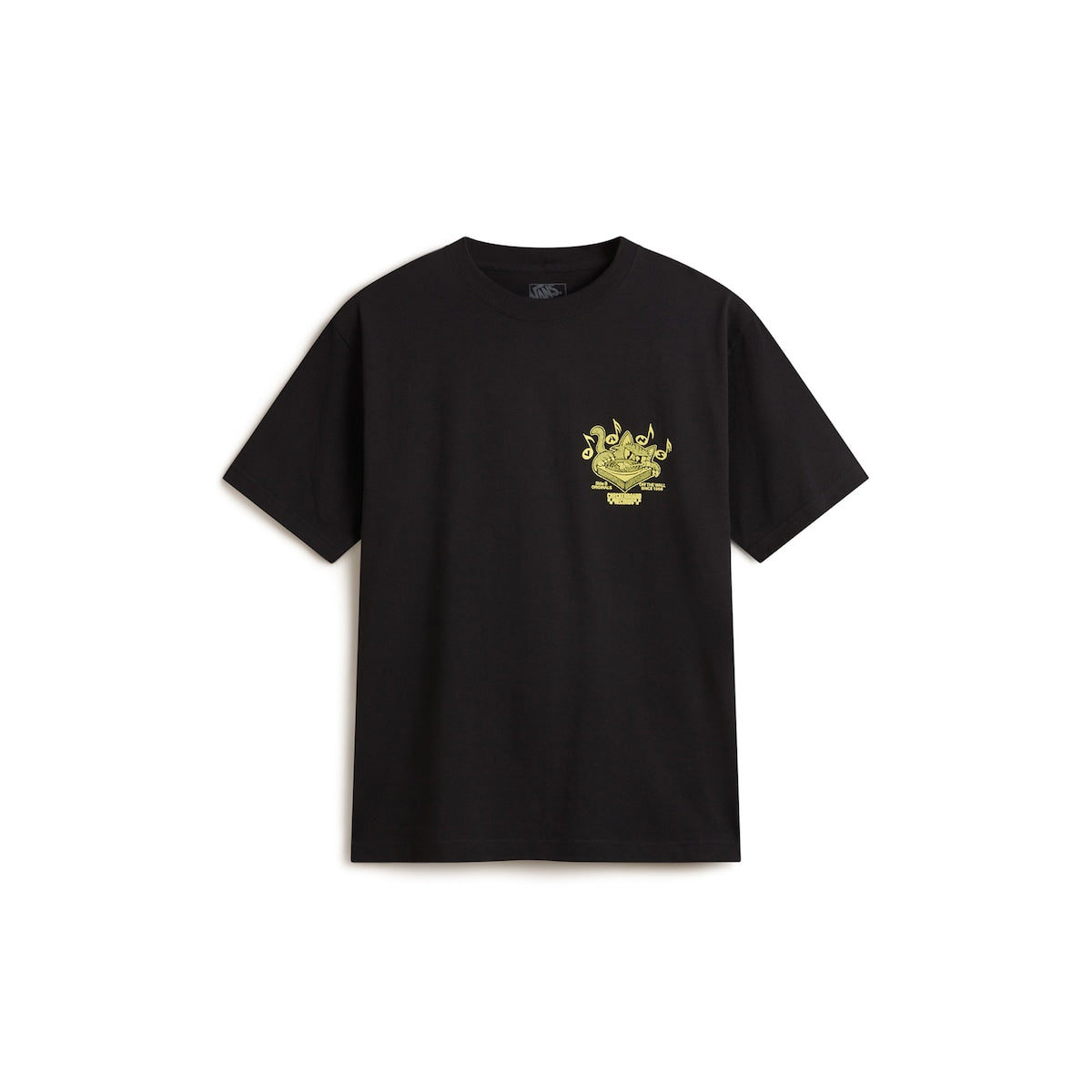 VANS - Scratched Records T-Shirt Black