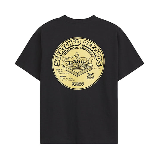 VANS - Scratched Records T-Shirt Black