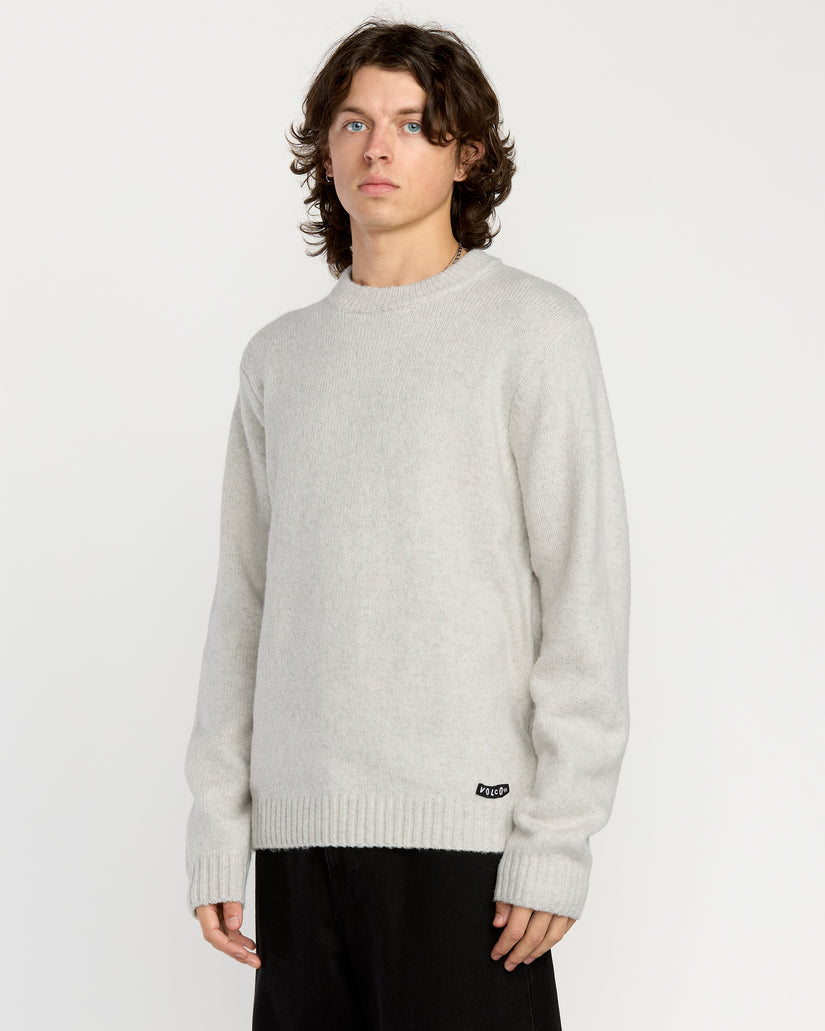 VOLCOM - Edmonder Sweater Dirty White