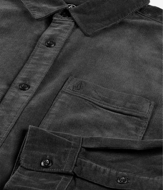 VOLCOM - Zander LS Shirt Asphalt Black