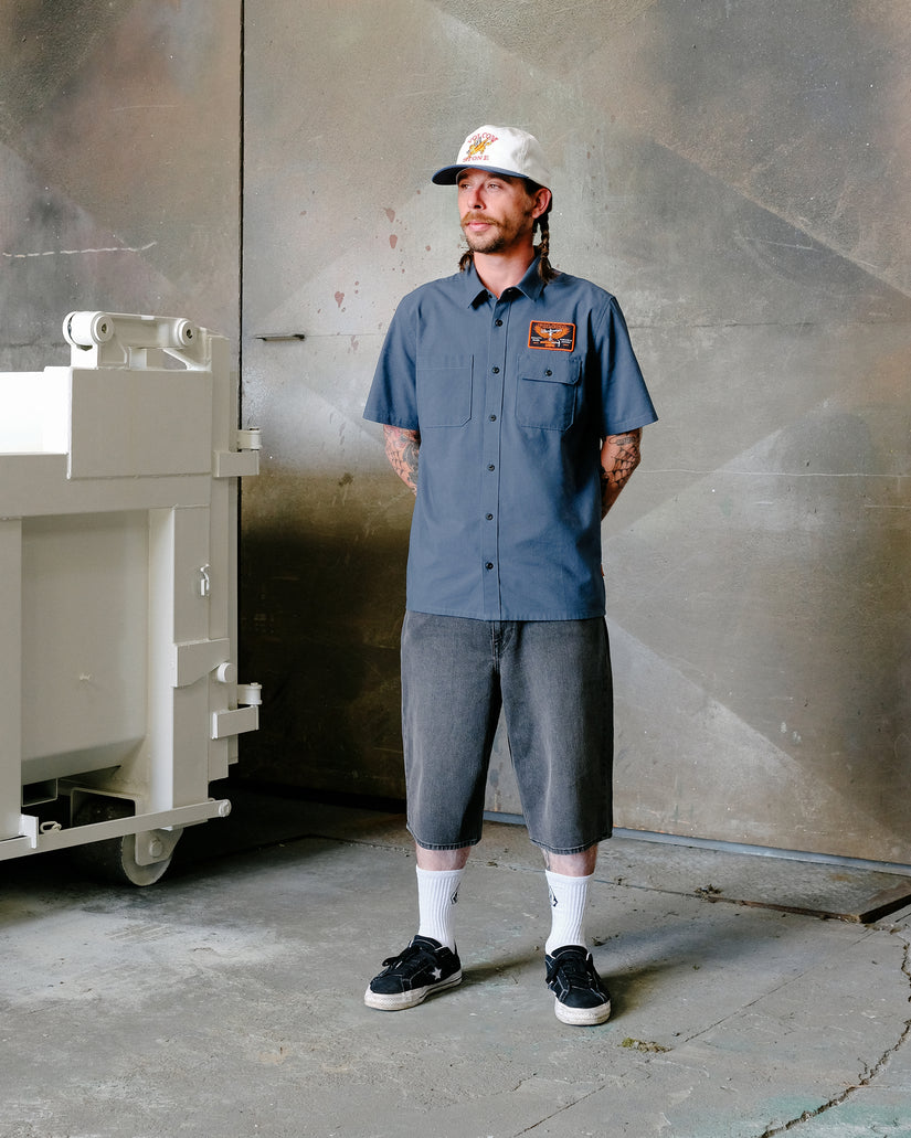 VOLCOM - Slab City Shirt Midnight Blue