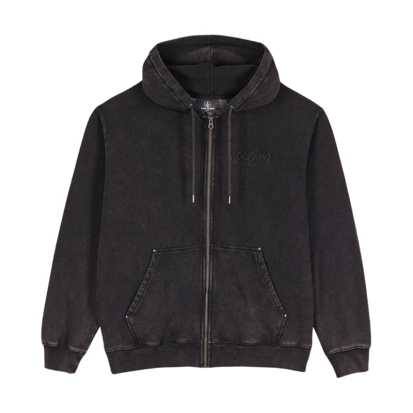 VOLCOM - Studder Zip Hoodie Black