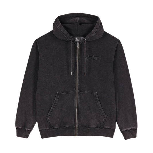 VOLCOM - Studder Zip Hoodie Black