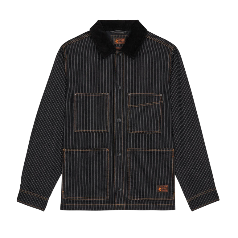 VOLCOM - Work Dialed Jacket Black Stripe
