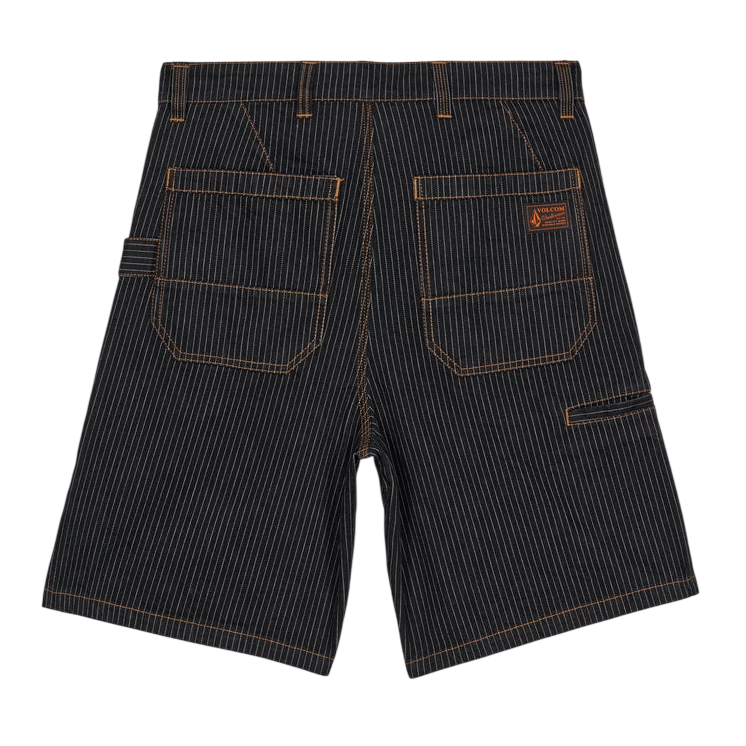 VOLCOM - Work Dialed Short Black Stripe