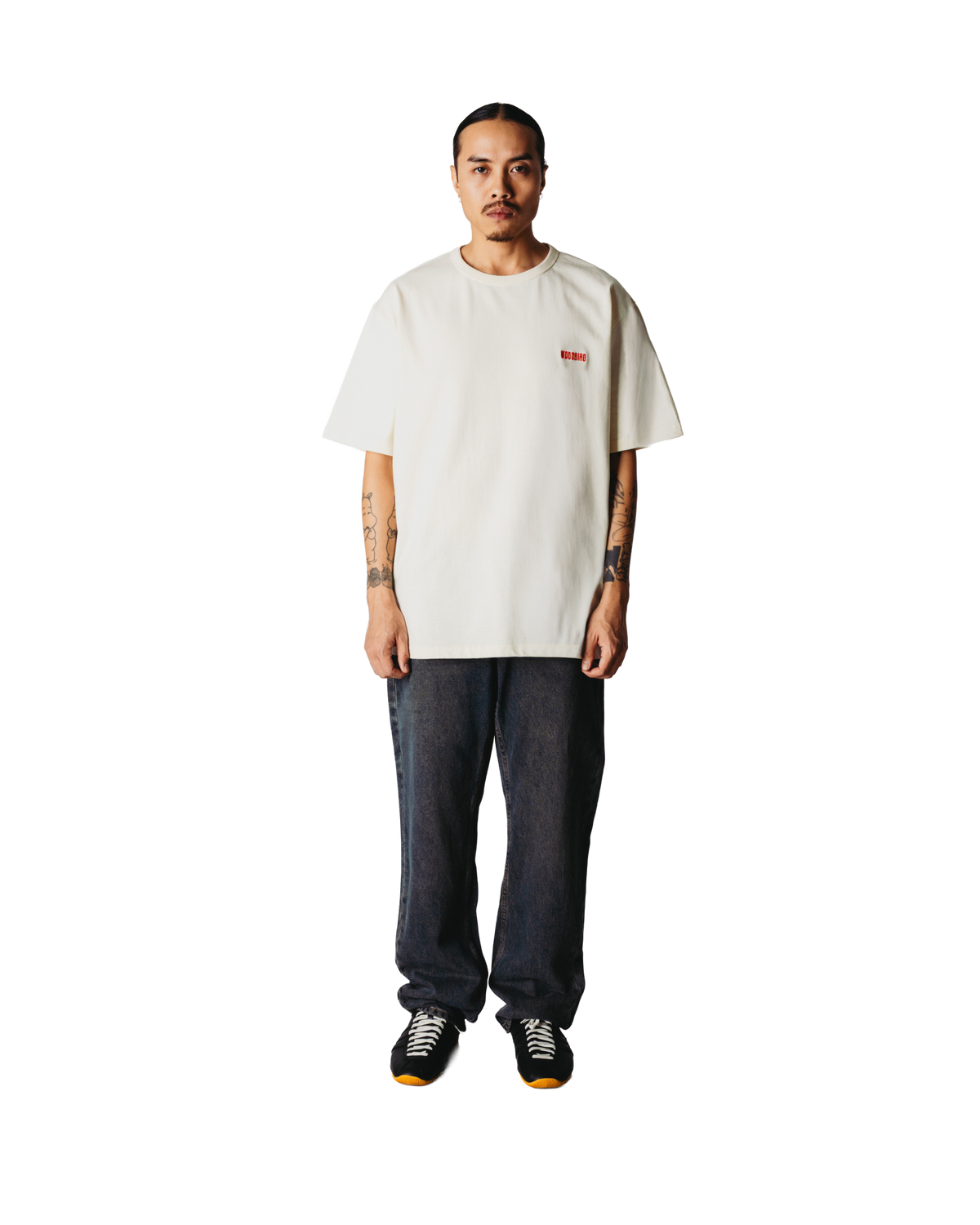 WOODBIRD - WBBaine Mono T-Shirt Off White