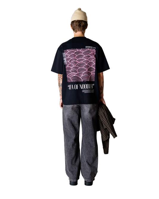 WOODBIRD - WBBaine Sea T-Shirt Black