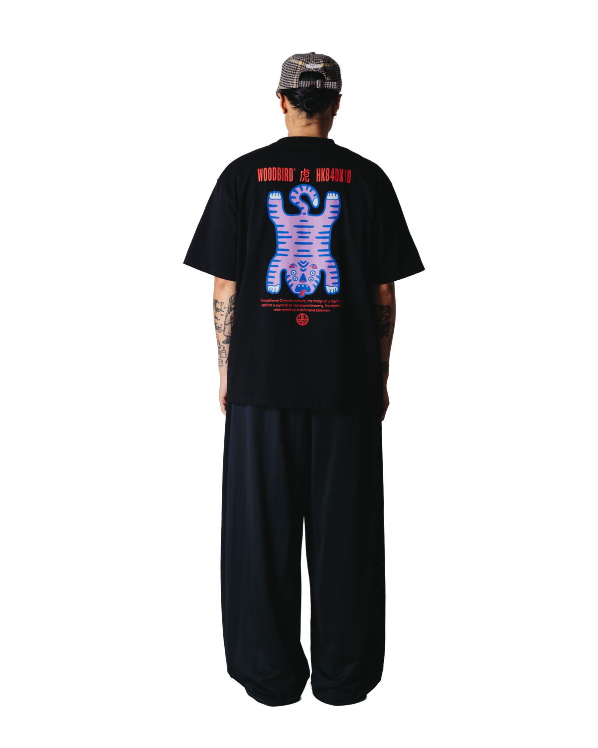 WOODBIRD - WBBaine Tiger T-Shirt Black