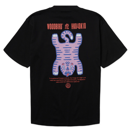 WOODBIRD - WBBaine Tiger T-Shirt Black