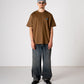 WOODBIRD - WBBaine Koi T-Shirt Dark Brown
