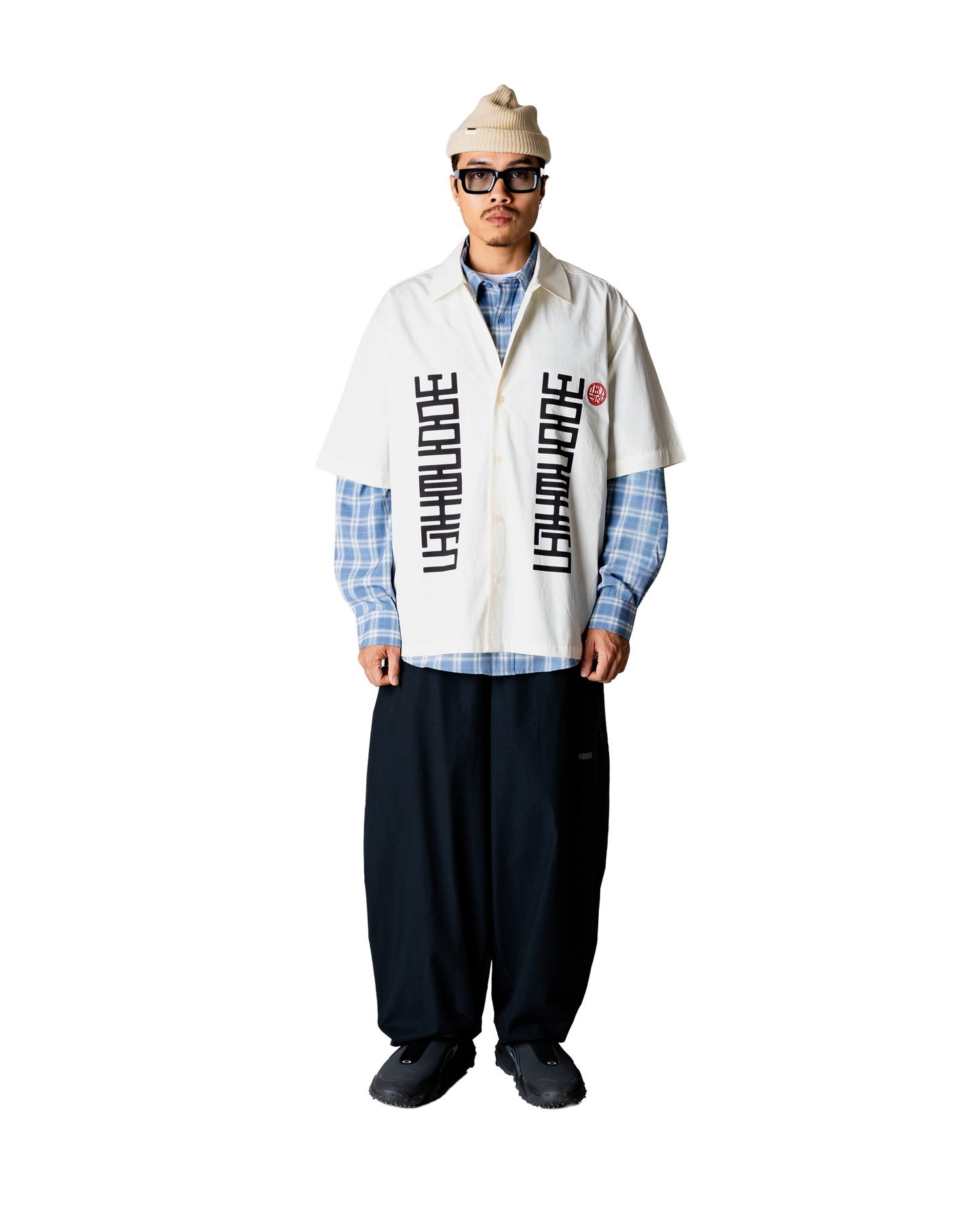 WOODBIRD - WBBanks Sign Shirt Offwhite