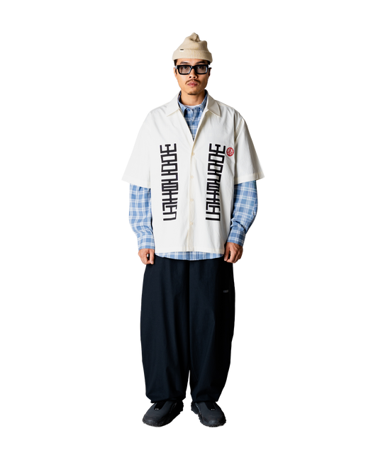 WOODBIRD - WBBanks Sign Shirt Offwhite