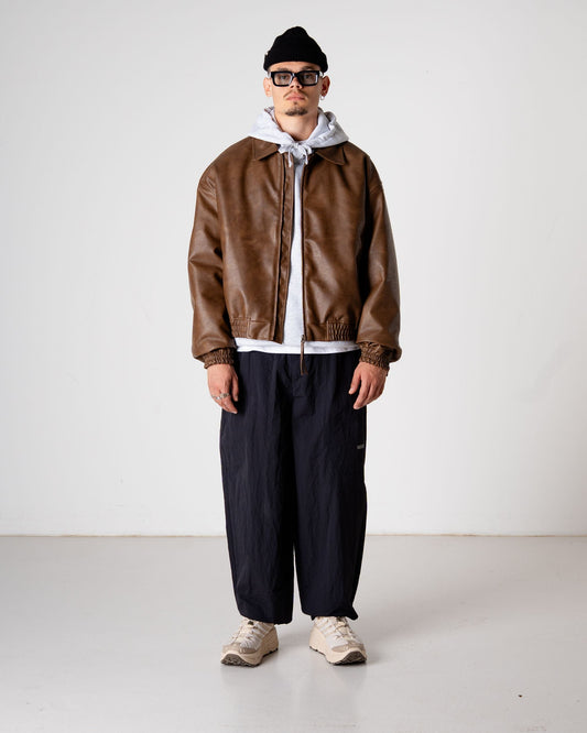 WOODBIRD - WBBao Biker Jacket Dark Brown