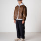 WOODBIRD - WBBao Biker Jacket Dark Brown