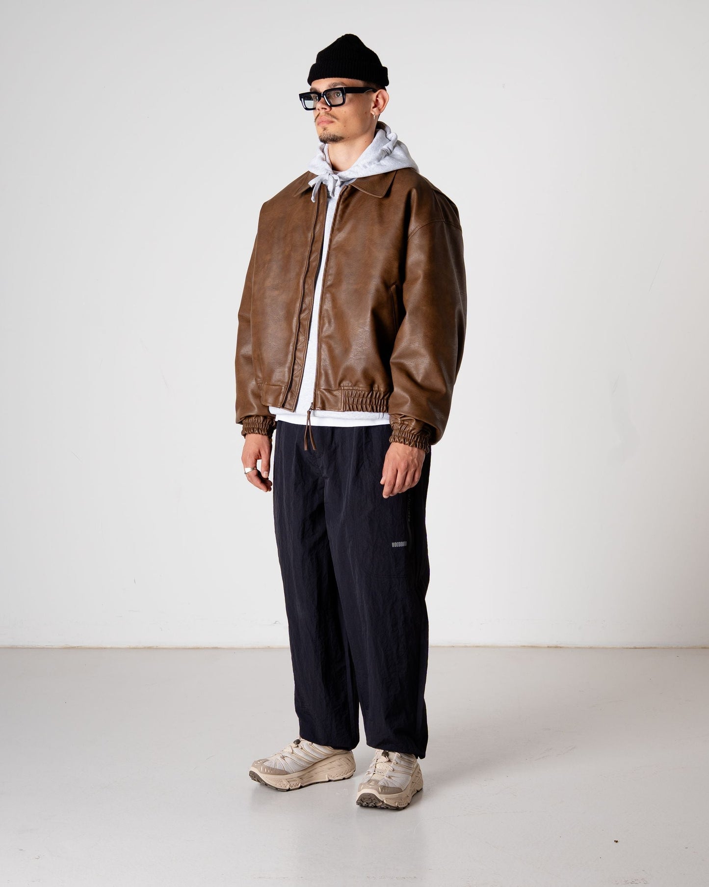 WOODBIRD - WBBao Biker Jacket Dark Brown