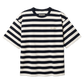 WOODBIRD - WBBeam Stripe T-Shirt Dark Navy