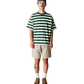 WOODBIRD - WBBeam Stripe T-Shirt Pine Green