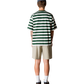 WOODBIRD - WBBeam Stripe T-Shirt Pine Green