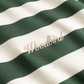 WOODBIRD - WBBeam Stripe T-Shirt Pine Green