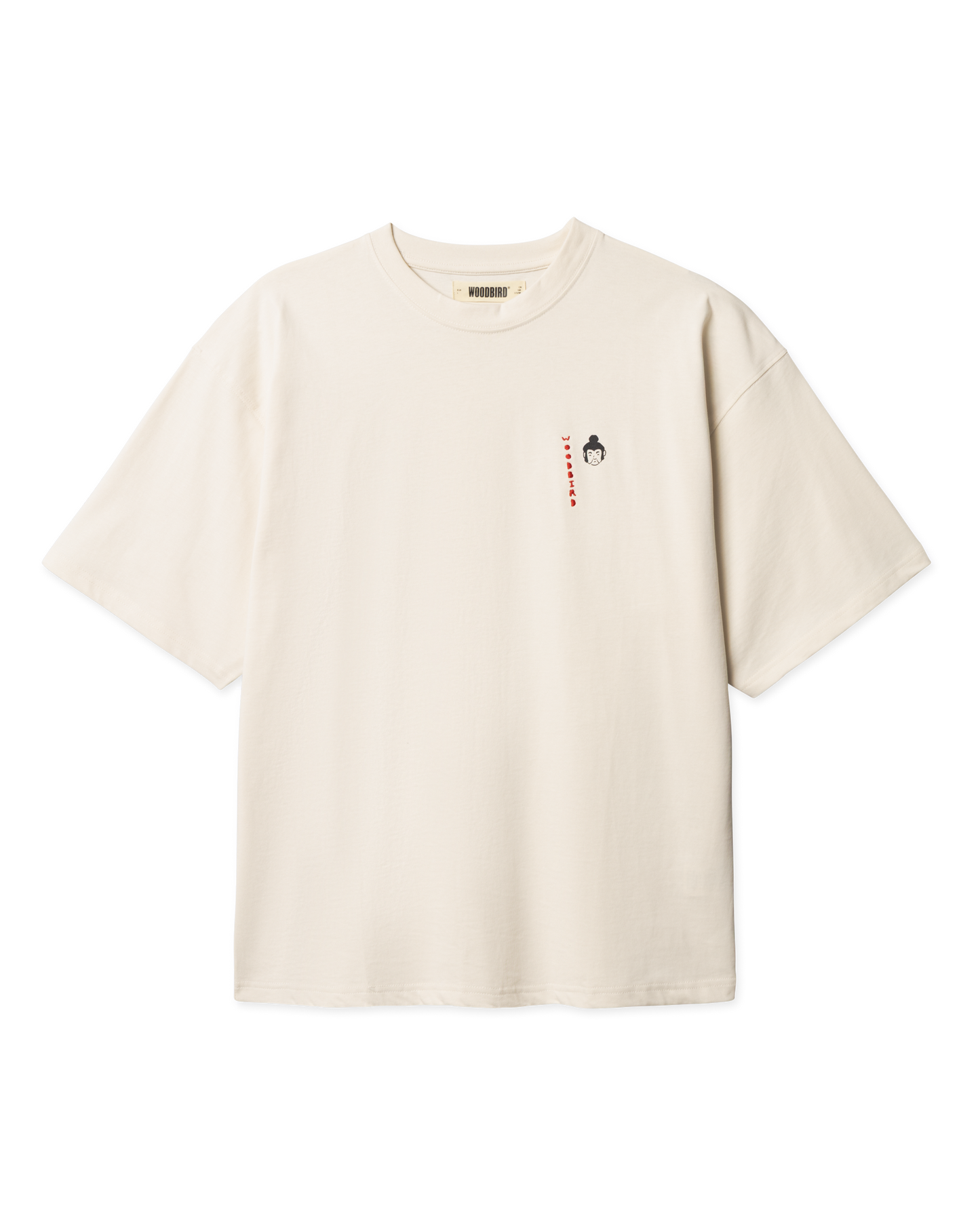 WOODBIRD - WBBeam Suma T-Shirt Offwhite