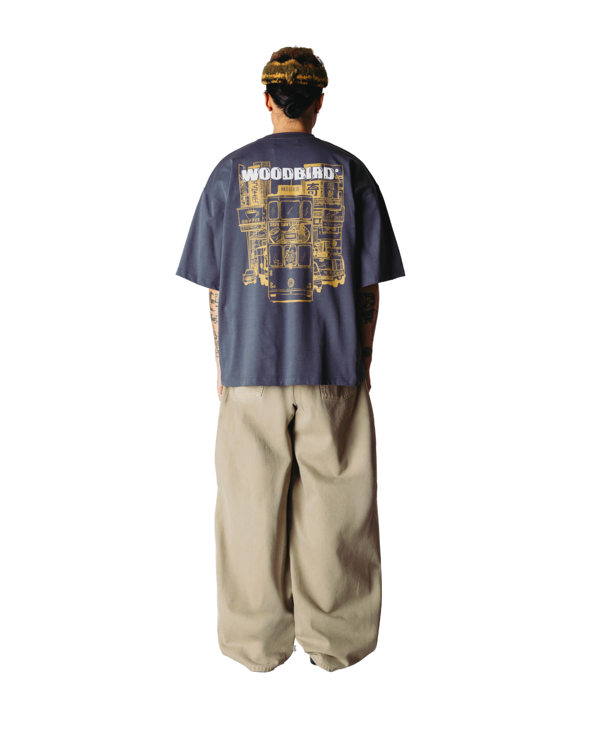 WOODBIRD - WBBeam Tram T-Shirt State Blue