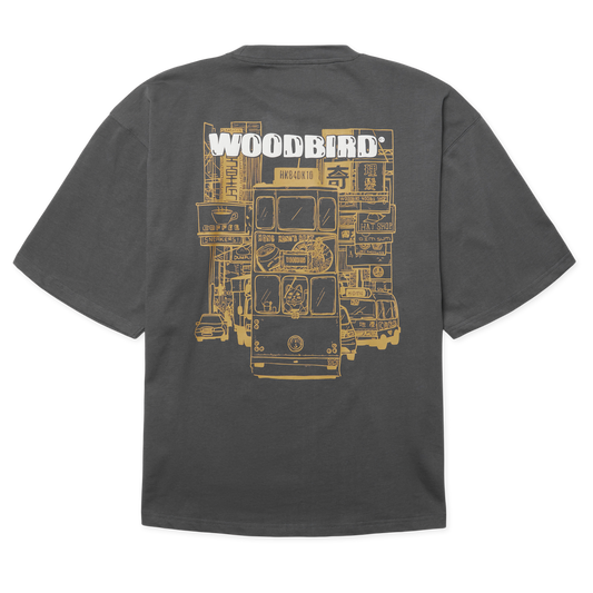 WOODBIRD - WBBeam Tram T-Shirt State Blue