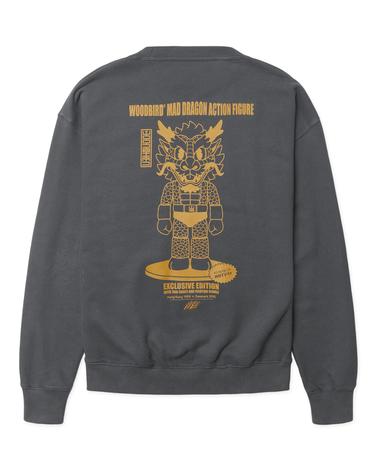 WOODBIRD - WBDuke Action Crew Sweats State Blue